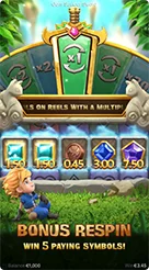 Tampilan Sesi Bonus Gem Saviour Sword
